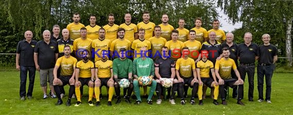 Mannschaftsfoto Saison 2019/20 Fussball Sinsheim - SV Treschklingen (© Kraichgausport / Loerz)